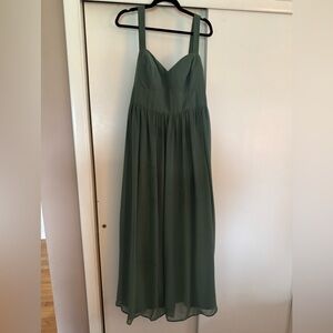 Azazie Gabby in Eucalyptus Maxi Dress